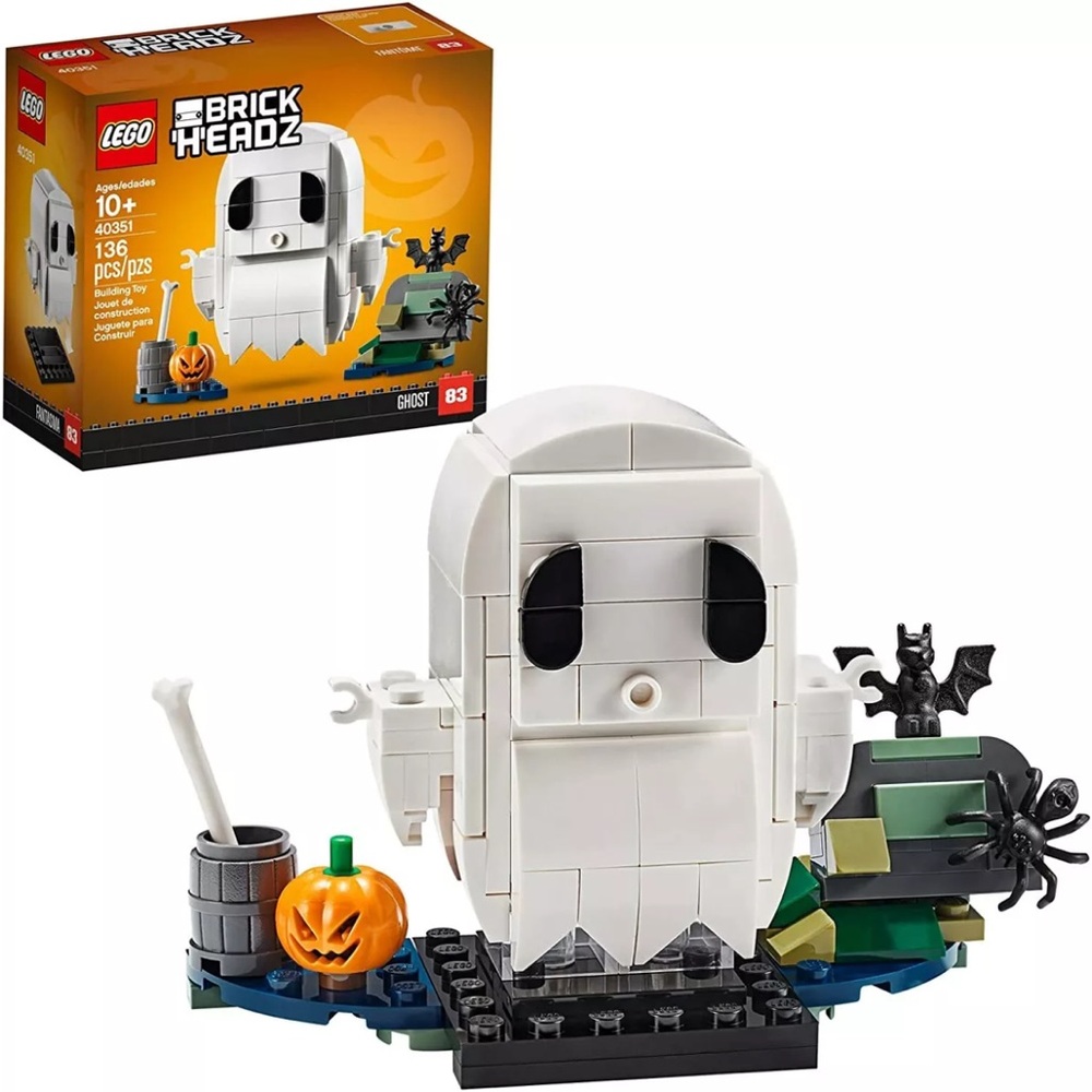 Lego Halloween BrickHeadz Ghost 40351. New in a sealed box. Retired. 136 pieces
